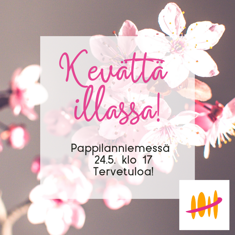 Naisten Pankin Kevättä Illassa omenapuun kukkia , teksiti