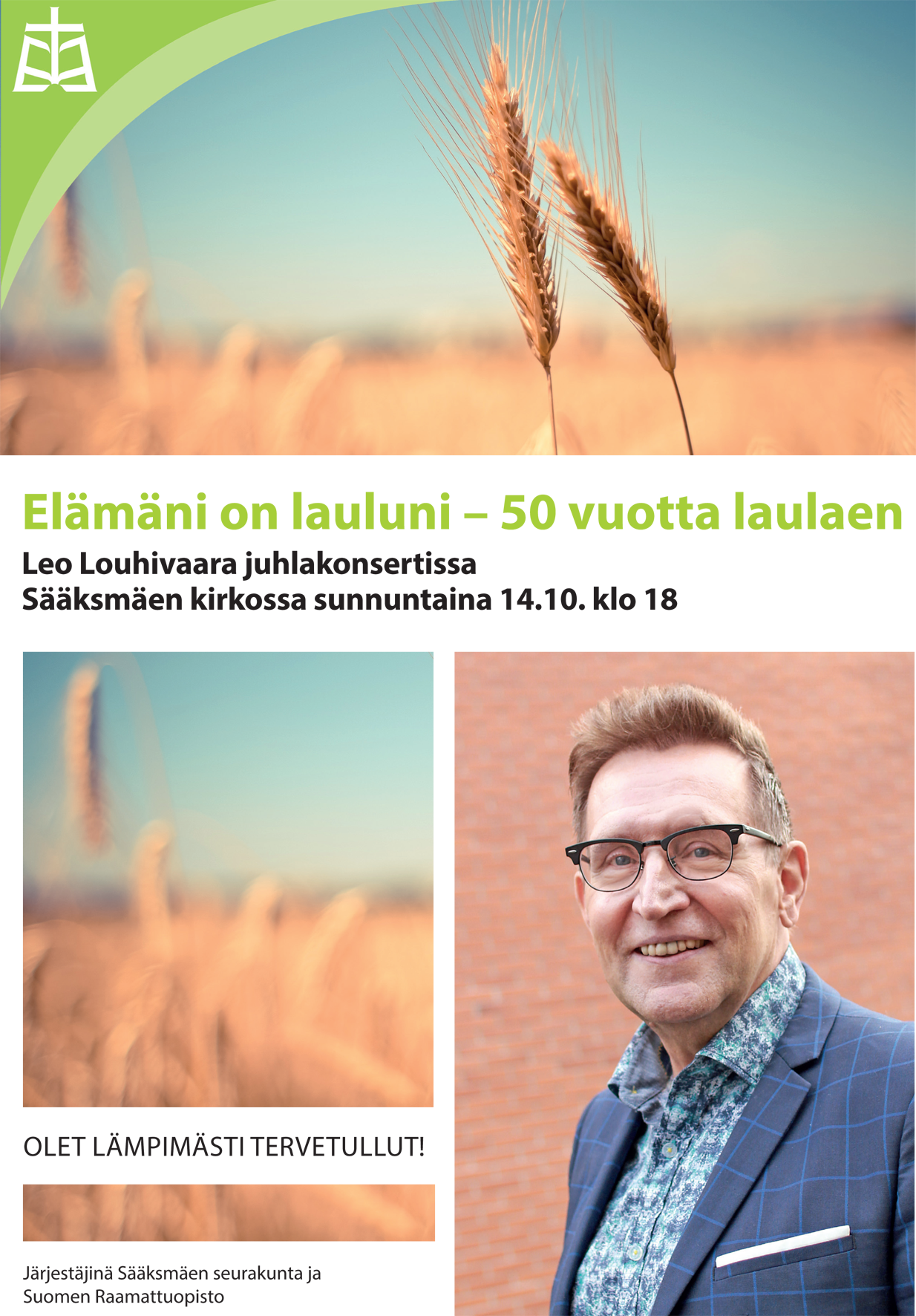 Elämäni on lauluni- 50 vuotta laulaen Leo Louhivaaran juhlakonsertti