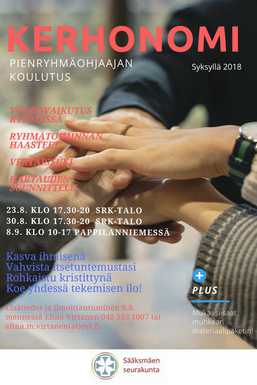 Pien- ja vertaisryhmien ohjaajakoulutus Pien- ja vertaisryhmien ohjaajakoulutus